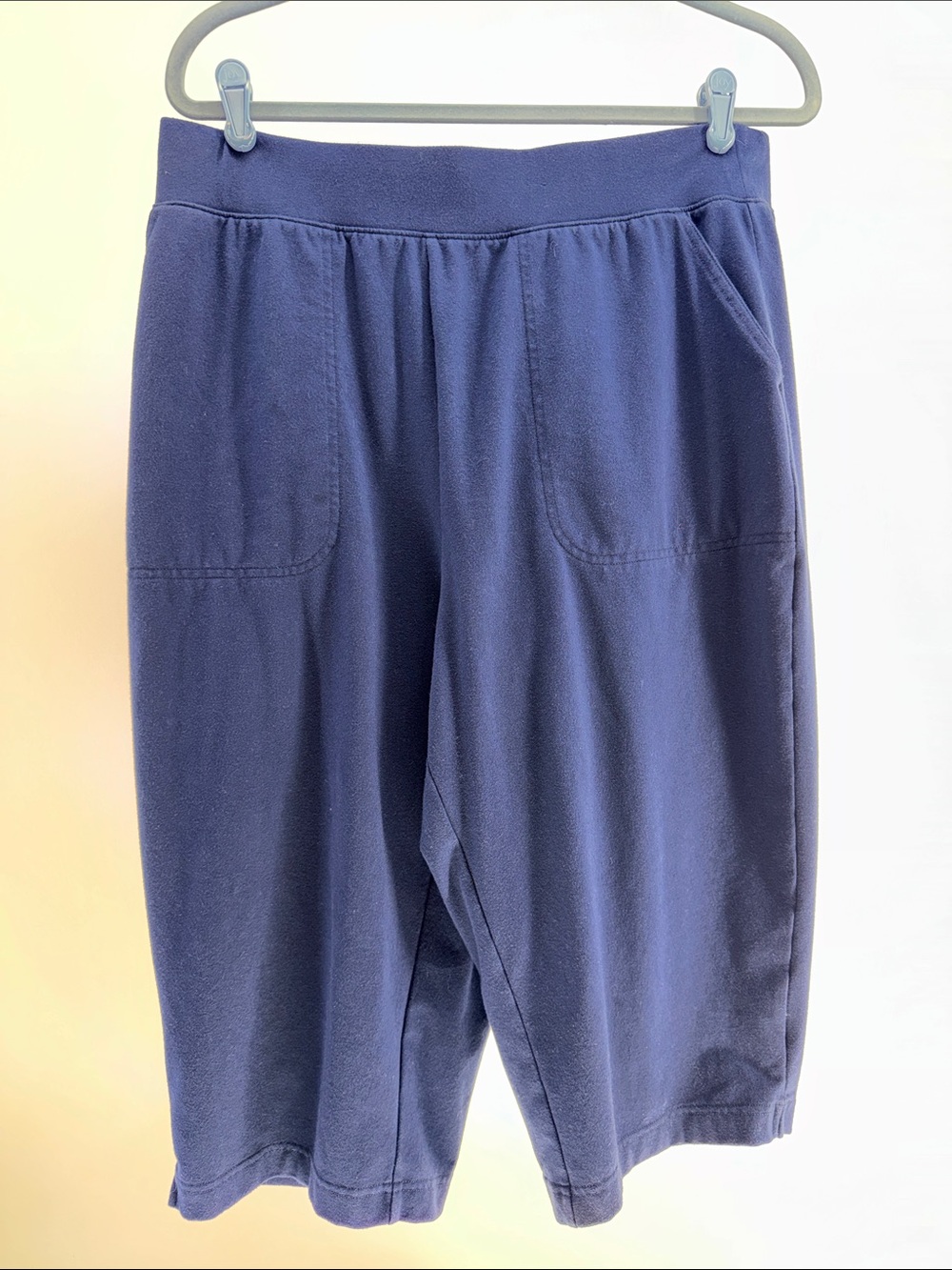 croft & barrow Women's Navy Blue Pull-On Capris